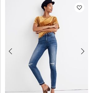 Madewell Petite High-rise Skinny Jeans York Wash